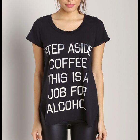 Rebel Yell Graphic Oversized Short Sleeve T-Shirt Tunic Black Women's Size XS - Picture 2 of 14